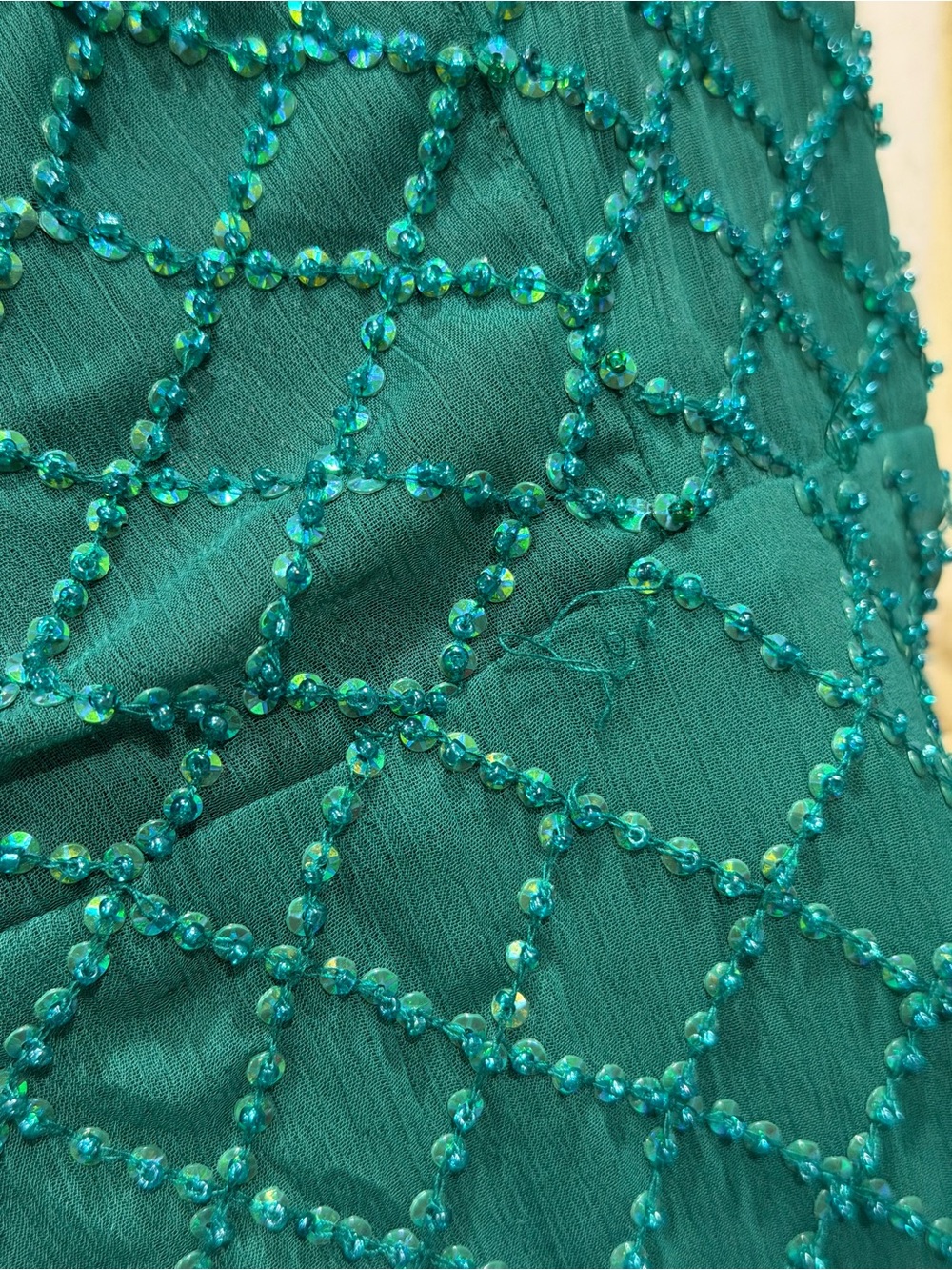Show Me Your MuMu Emerald Green Square-Neck Belted Mini Dress - Picture 4 of 6